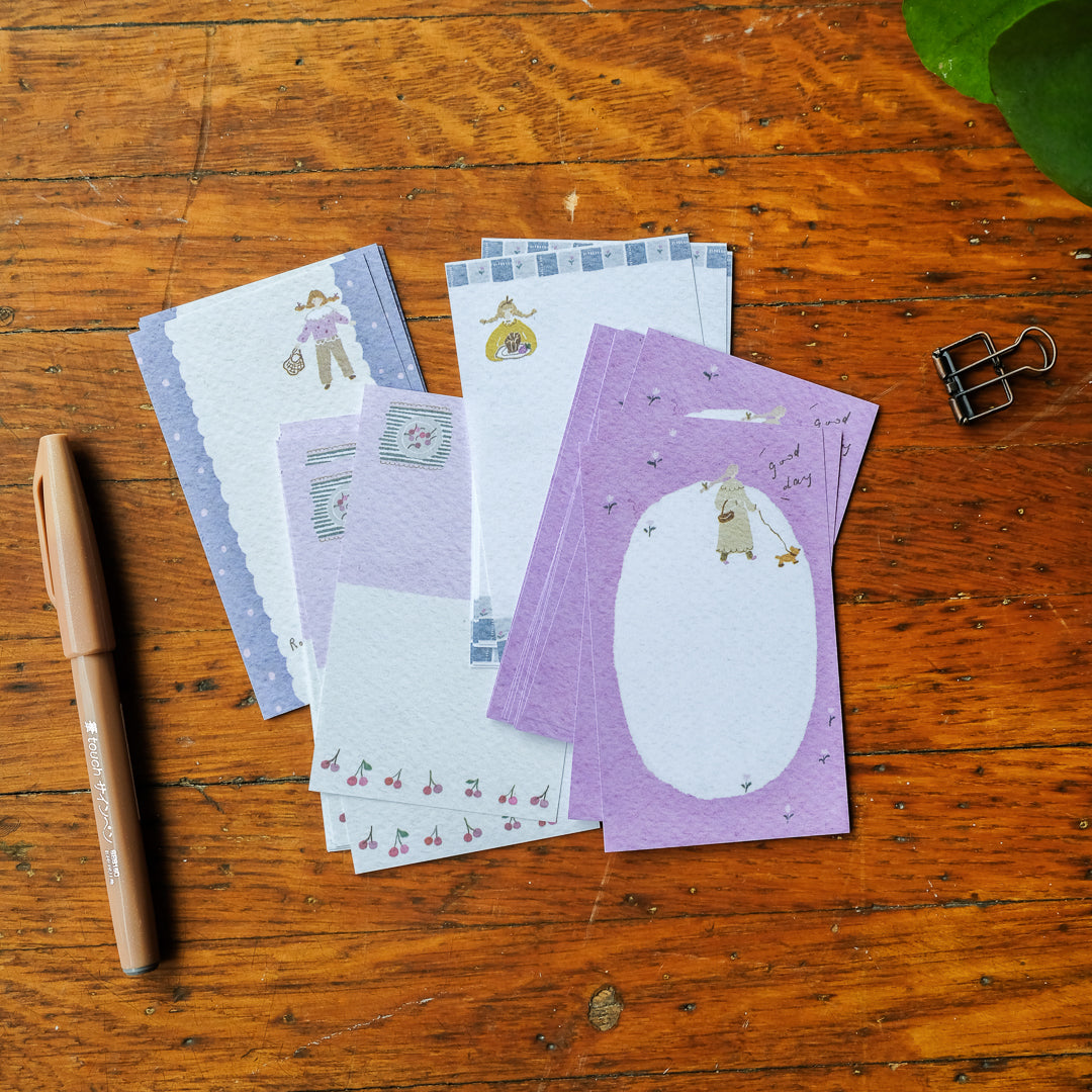 Pion Memo/Refill Paper - Fruit (Purple) M5
