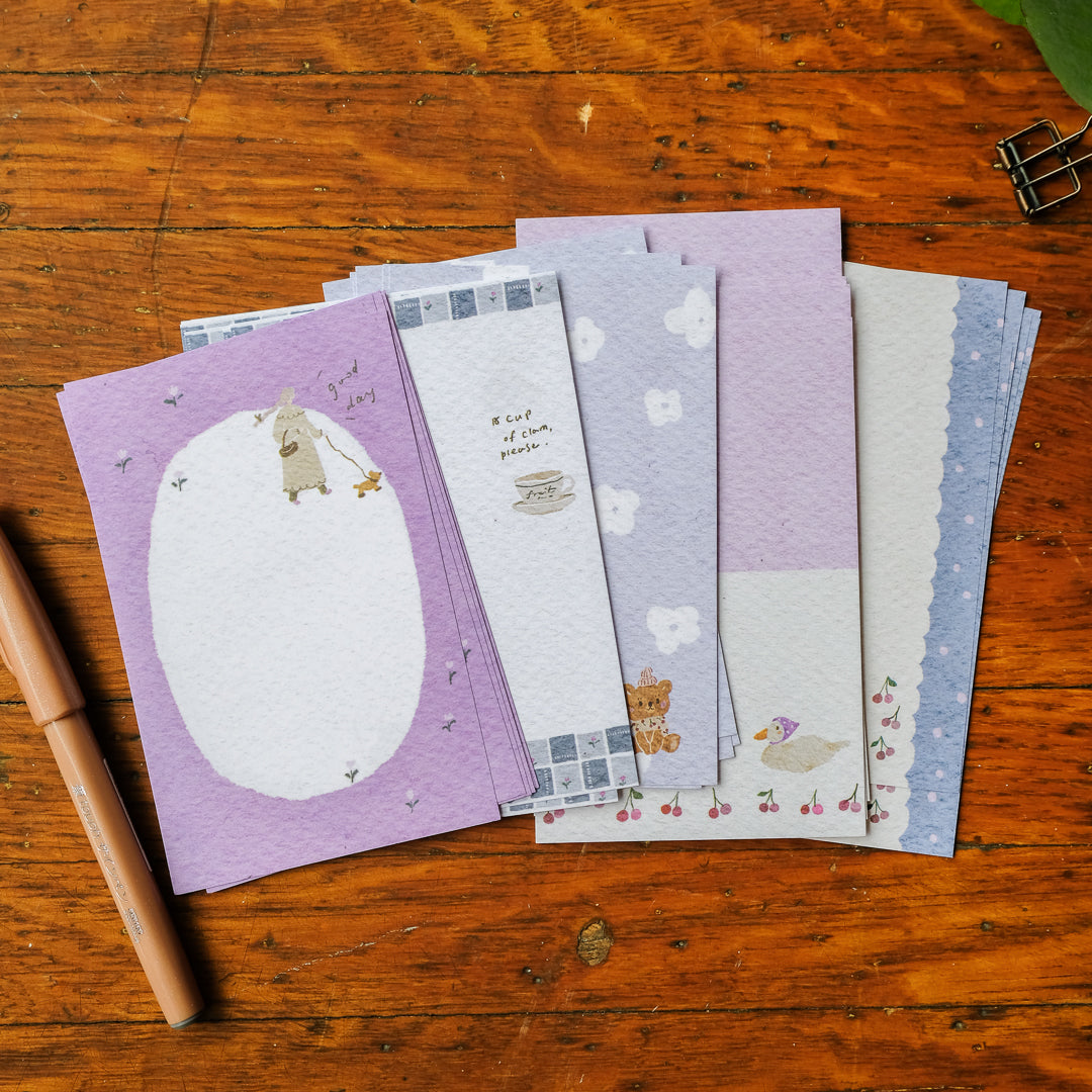 Pion Memo/Refill Paper - Fruit (Purple) M6