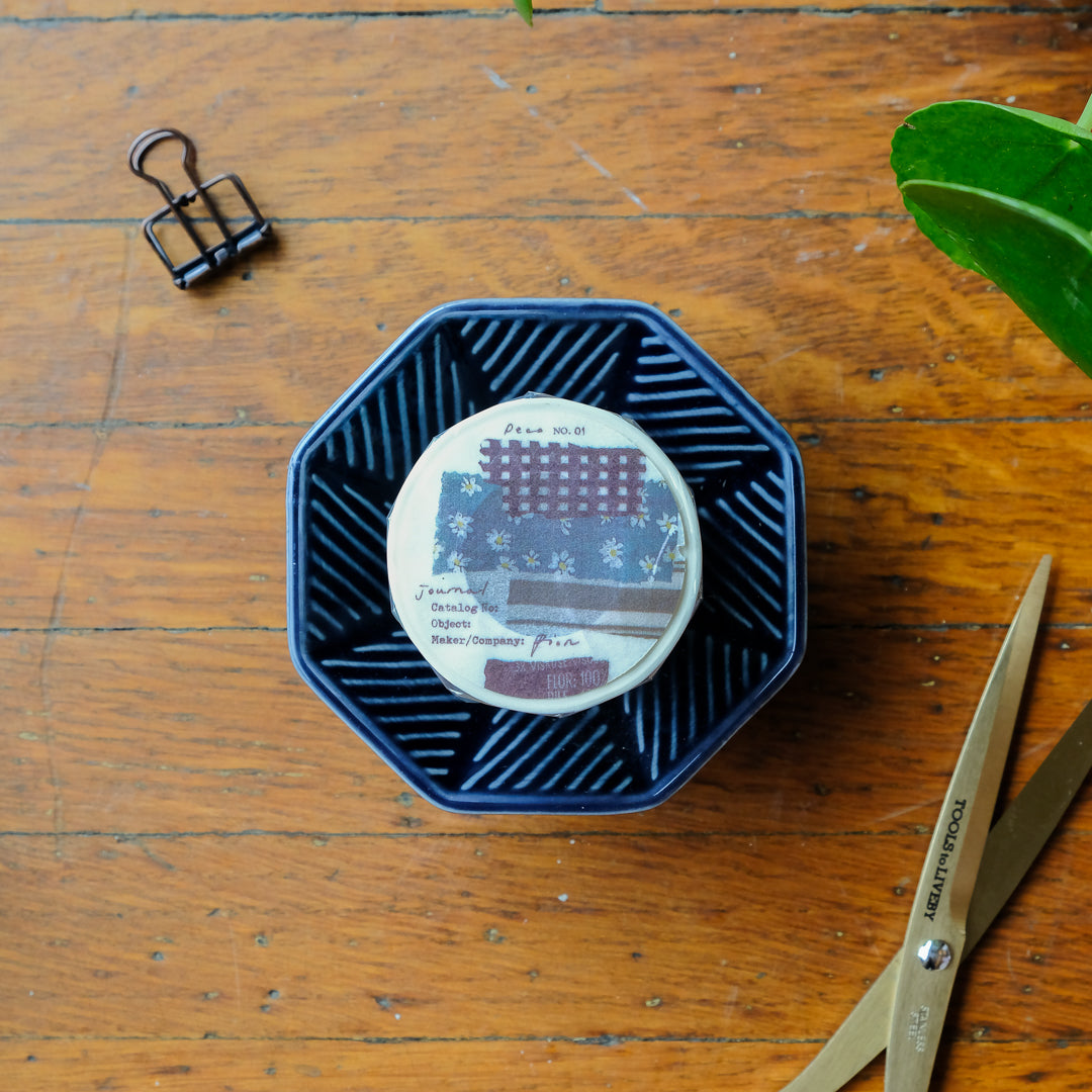 Pion - 5cm Washi Tape - Deco Floral Cloth