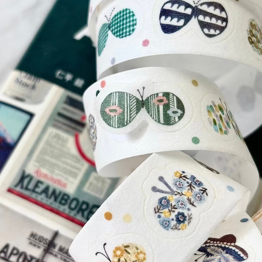 Pion - 2cm Die Cut Sticker Washi Tape - Butterfly