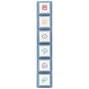 Pochitto 6 Push Button Stamp - Weather