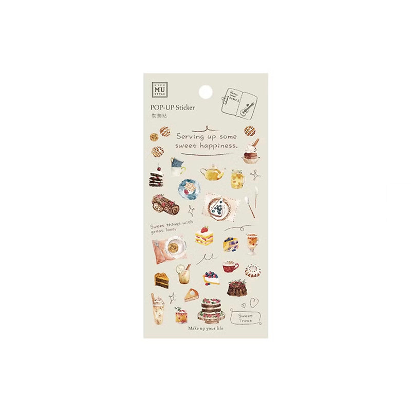MU Pop Up Raised Sticker - 006