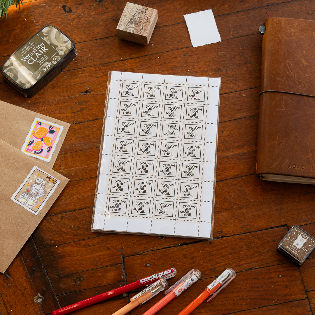 The Portland Stamp Company - You've Got Snail Mail - Lick & Stick Stamps