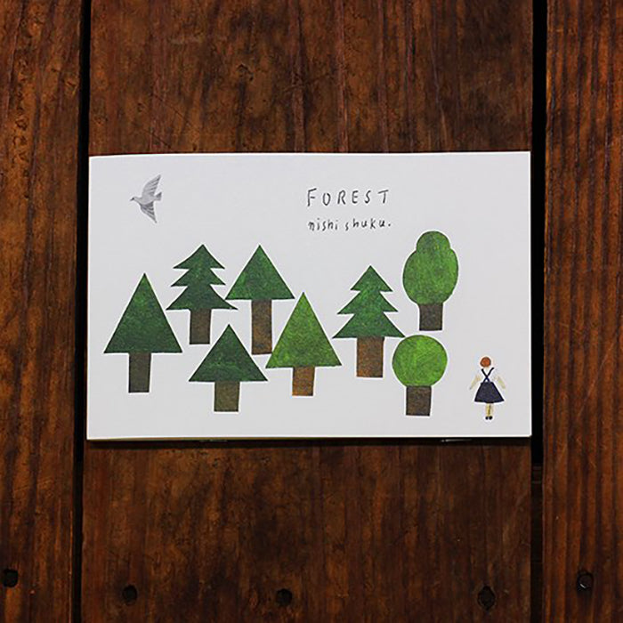 Cozyca Postcard Set - Nishi Shuku - Forest