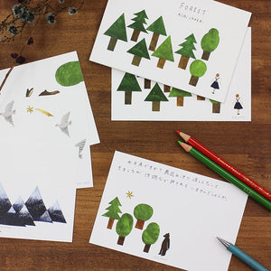 Cozyca Postcard Set - Nishi Shuku - Forest