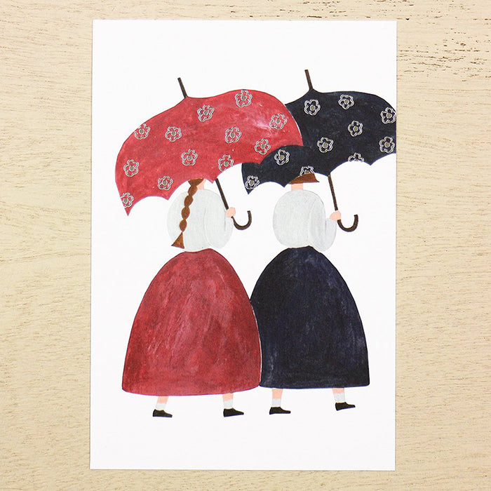 Necktie Postcard - 25-438 Ohana Pattern Umbrella