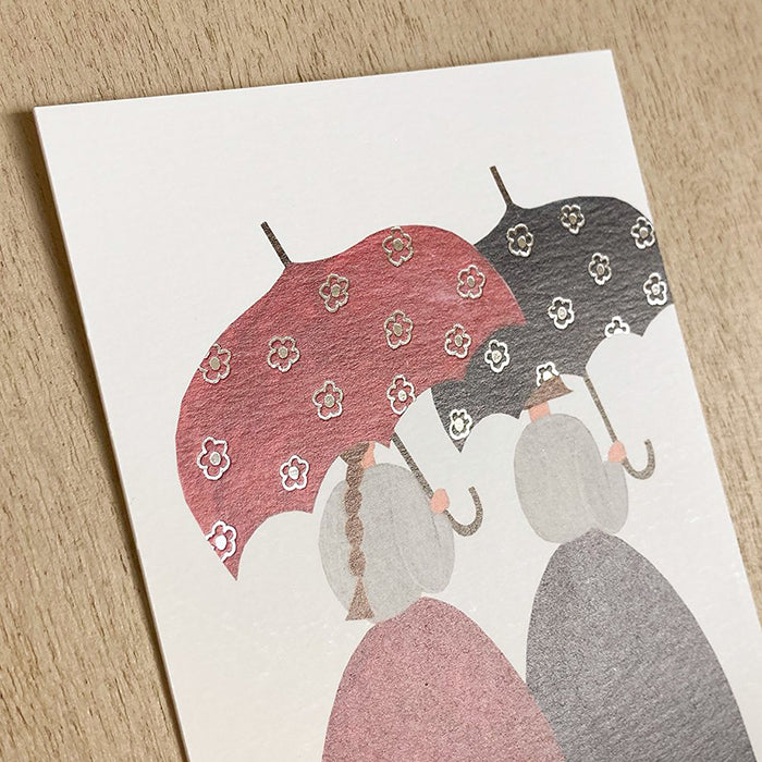 Necktie Postcard - 25-438 Ohana Pattern Umbrella