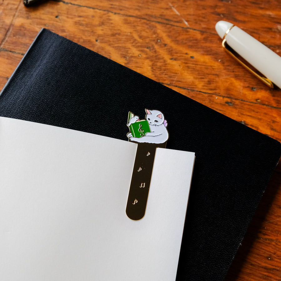 Pottering Cat - Bookmarker - Music Book