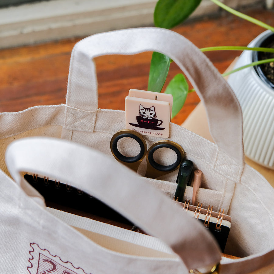 Pottering Cat - Stand Clip - Notebook