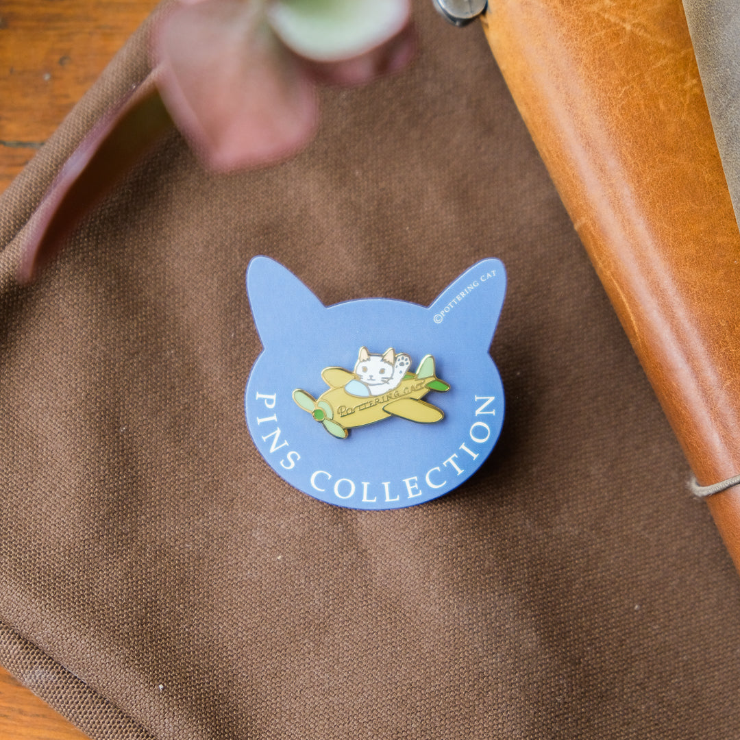 Pottering Cat - Badge - PZ-065 Aircraft