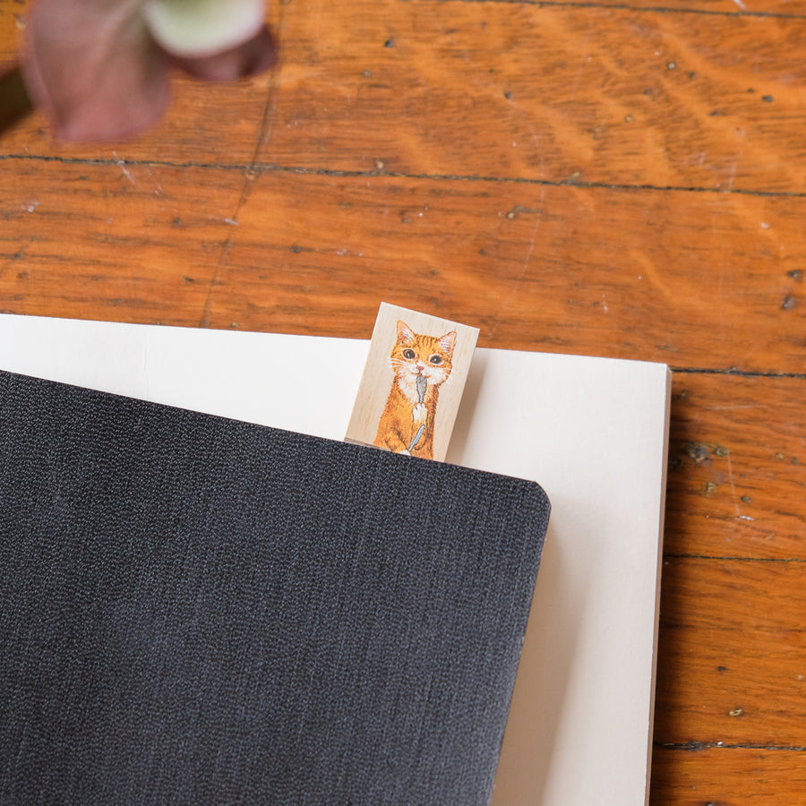 Pottering Cat - Magnetic Bookmarkers - BM-15 Mini Dessert Shop 2