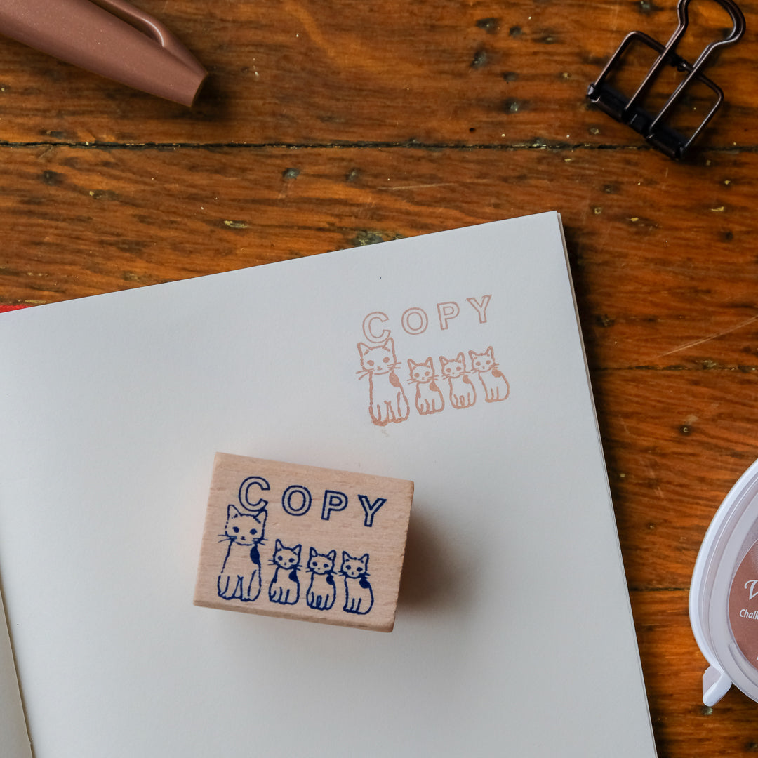 Pottering Cat - Cat Seal-Small Stamp - Copy