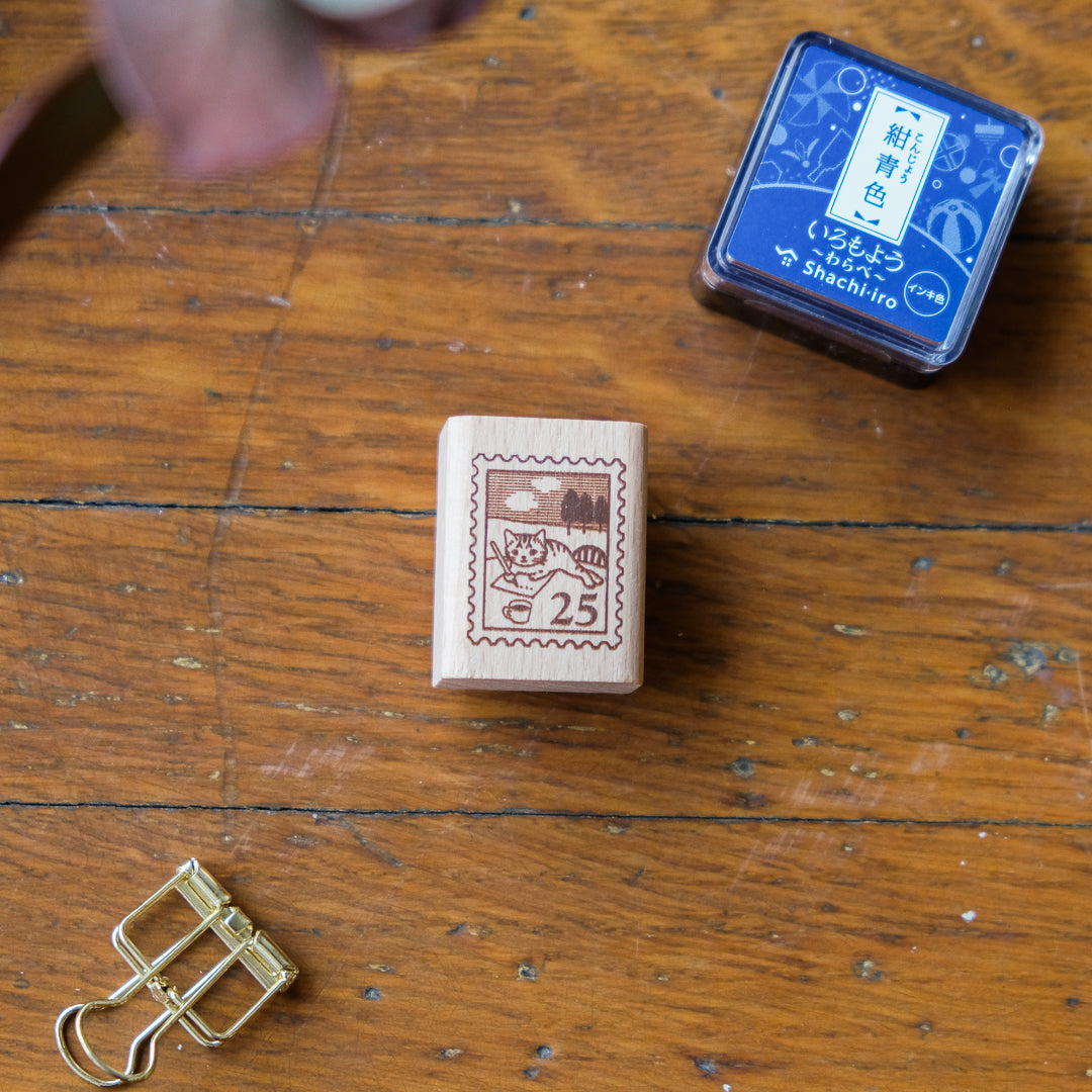 Pottering Cat - Cat Seal-Small Stamp - SH-36 Stamp