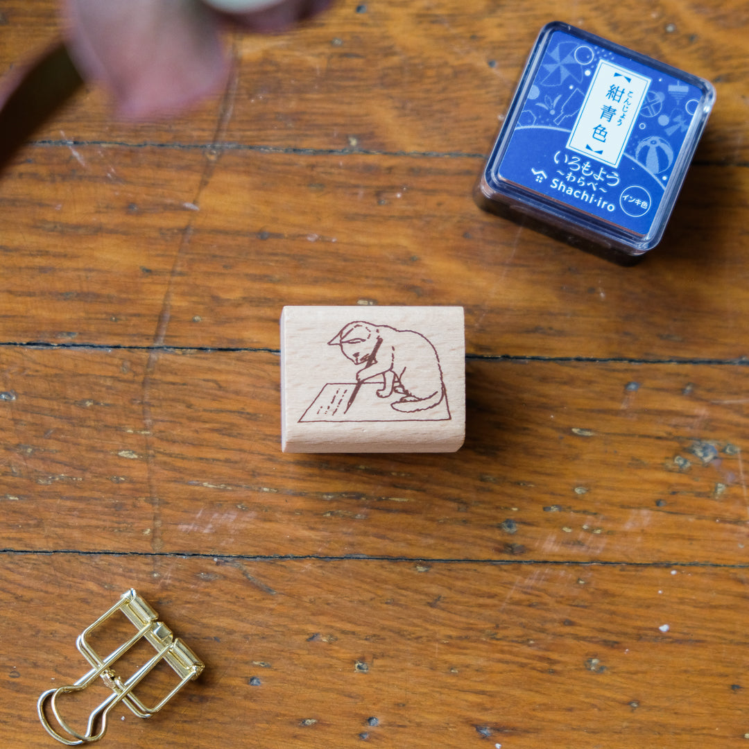 Pottering Cat - Cat Seal-Small Stamp - SH-12 Write a Letter