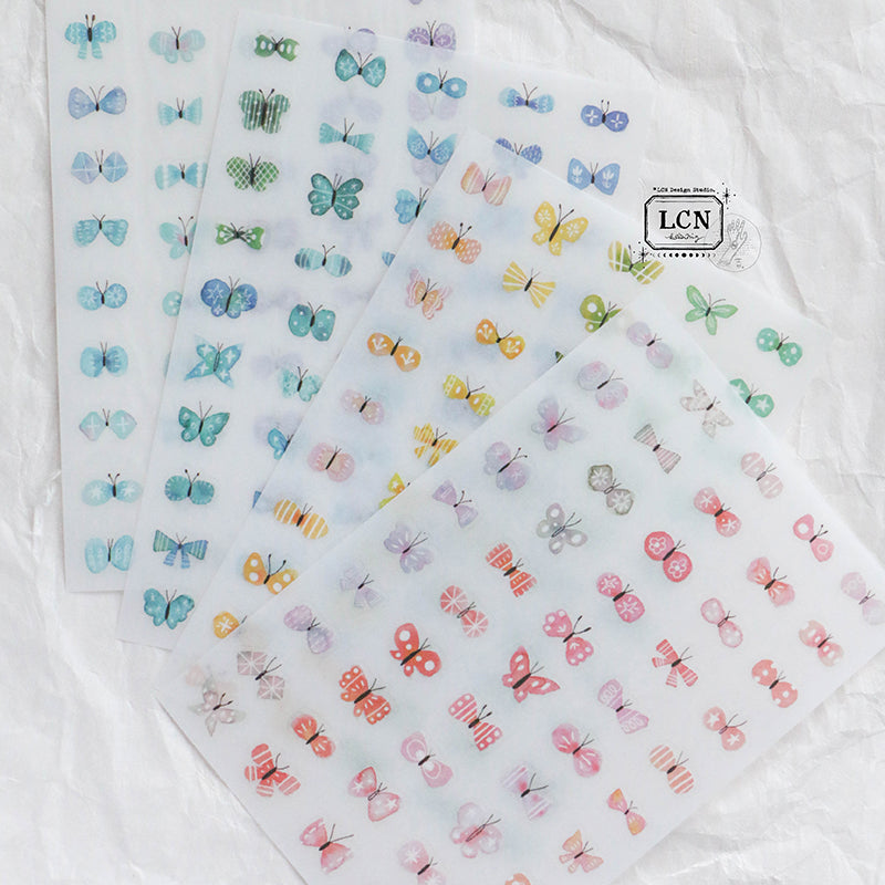 PRE ORDER: LCN Print-on Stickers - Shell Butterfly S00086