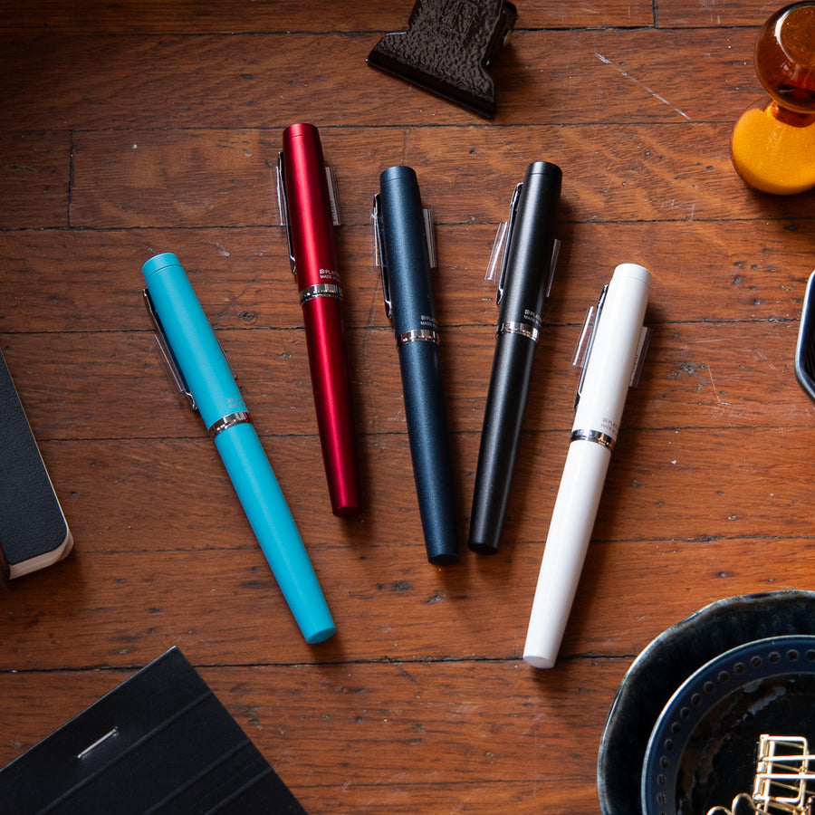 Platinum Procyon Fountain Pen - Carmine Red