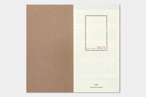 PRE-ORDER: 2024 Traveler's Notebook Refill - Regular Size - Weekly + Memo