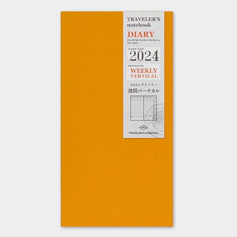 2024 Traveler's Notebook Refill - Regular Size - Weekly Vertical
