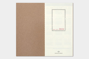 PRE-ORDER: 2024 Traveler's Notebook Refill - Regular Size - Weekly Vertical