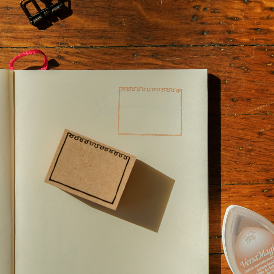 RiraRira Hanko Rubber Stamp - Sketchbook Frame