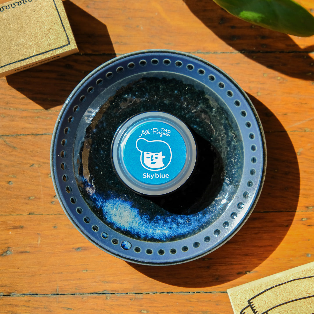RiraRira Hanko All Purpose Stamp Pad - Sky Blue