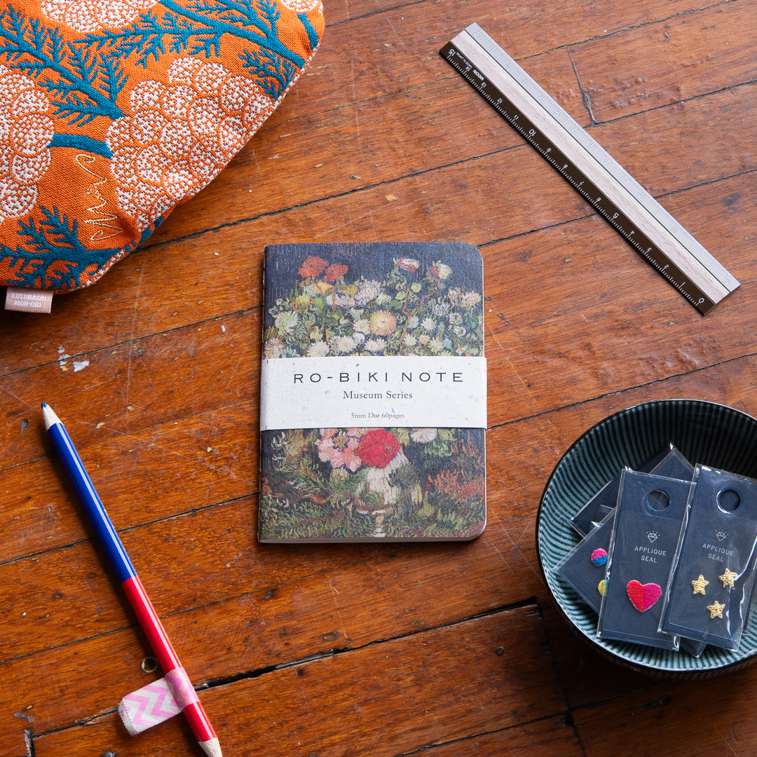 Ro-Biki Note - Museum Series Notebook - Bouquet of Flowers GA051