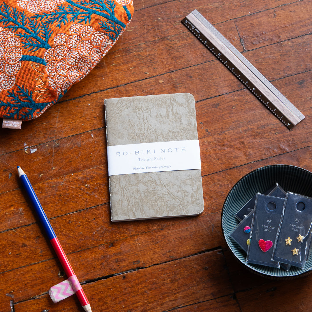 Ro-Biki Note - Texture Series Notebook - Fushi-iro GA-093
