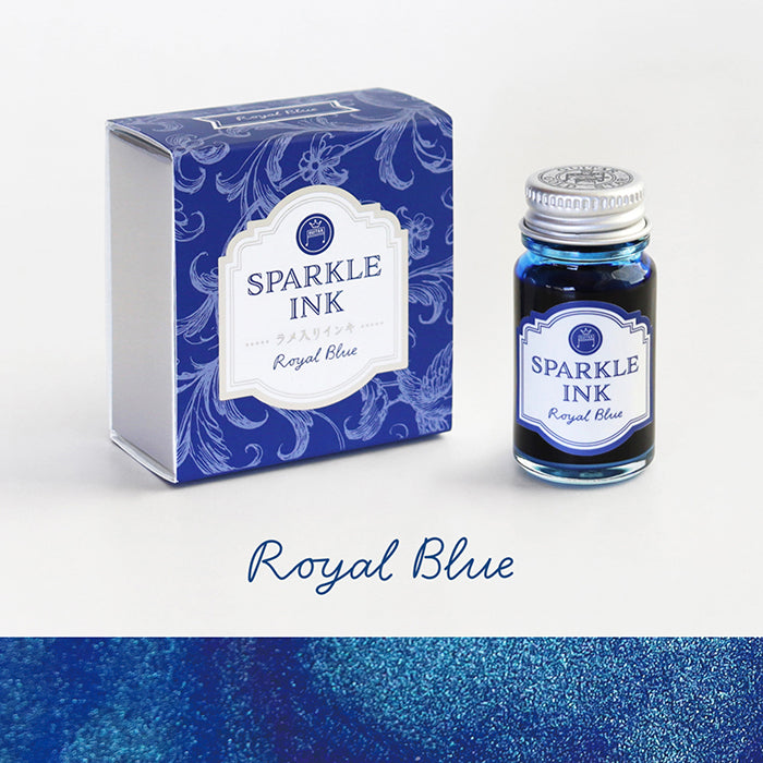 Guitar Dip Pen Sparkle Ink - Royal Blue