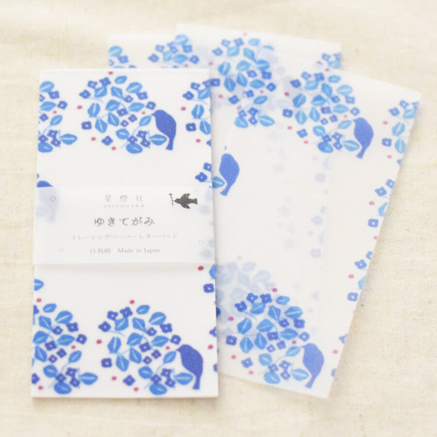 Seitousha Tracing Paper Memo Pad - Yuketegami Leaf Sound SL-404