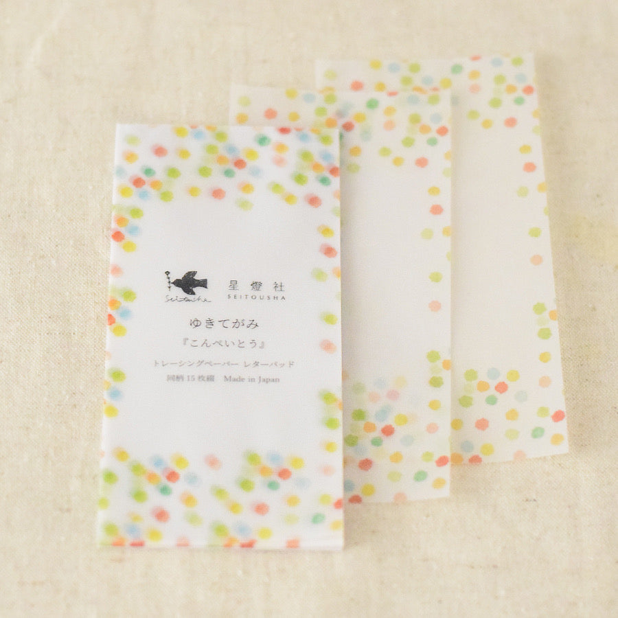 Seitousha Tracing Paper Memo Pad - Konpeito SL-416