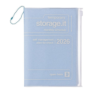 2026 Mark's Storage.it Monthly Block B6 Planner (December Start) - Soda