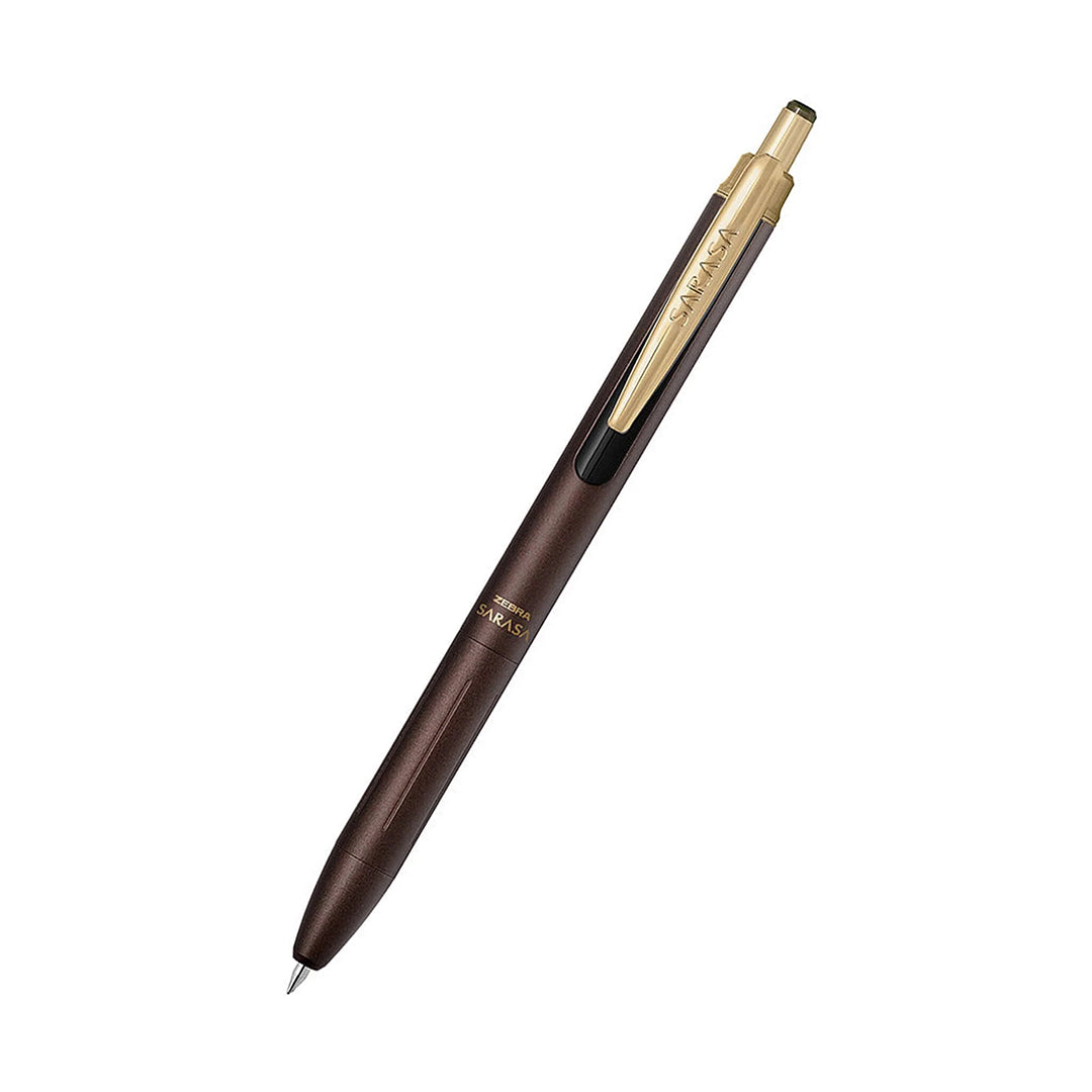 Zebra Sarasa 0.5 Grand Brass Pen - Vintage Brown Gray P-JJ56-VEG