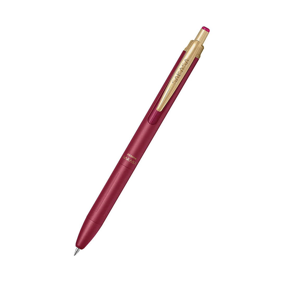 Zebra Sarasa 0.5 Grand Brass Pen - Vintage Cassis Black P-JJ57-VEG