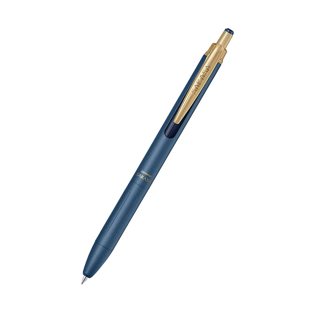 Zebra Sarasa 0.5 Grand Brass Pen - Vintage Blue Gray - P-JJ57-VBGR