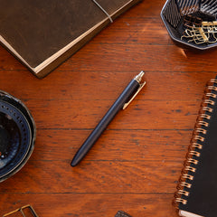 Zebra Sarasa 0.5 Grand Brass Pen - Vintage Blue Black - P-JJ57-VDB