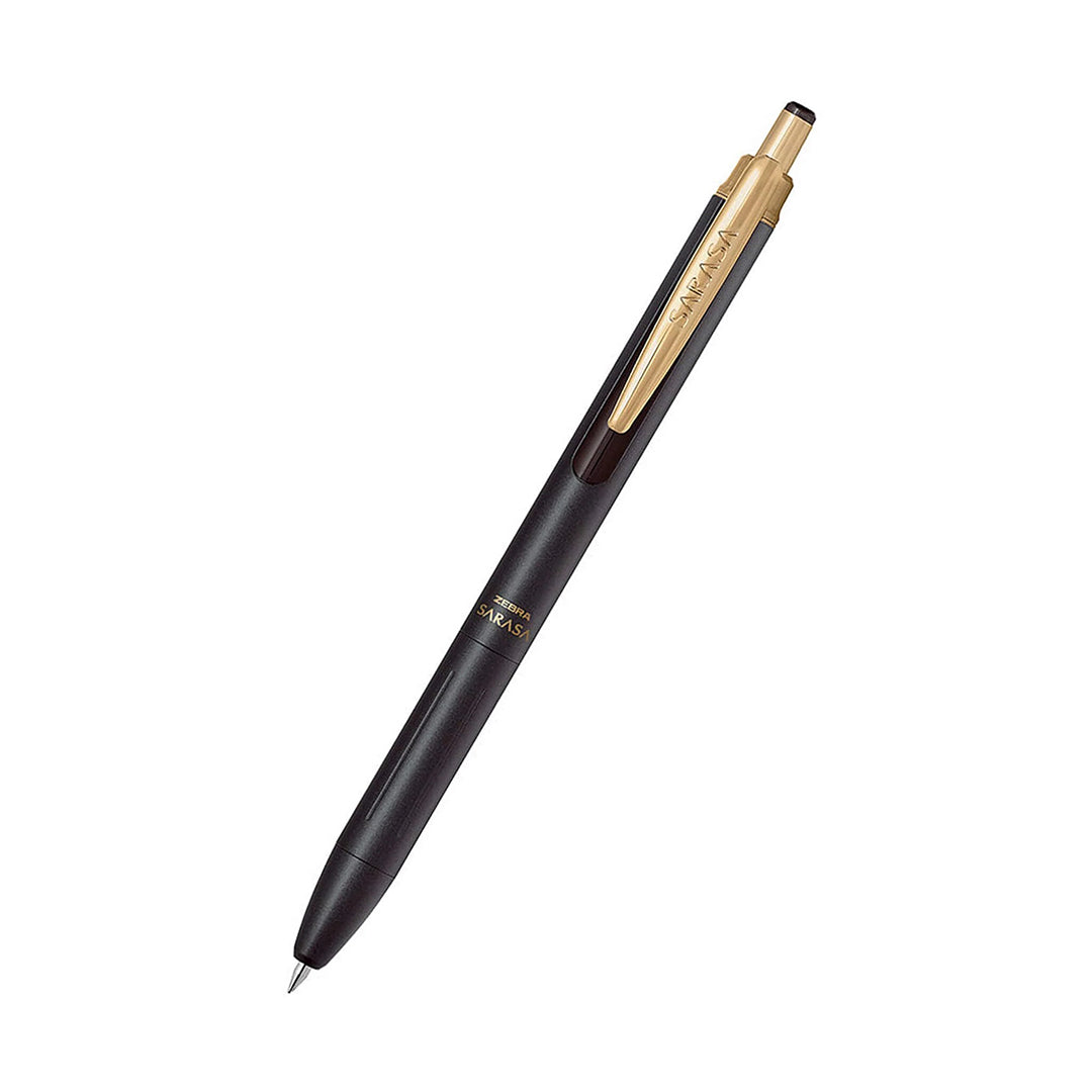 Zebra Sarasa 0.5 Grand Brass Pen - Vintage Sepia Black - P-JJ57-VSB