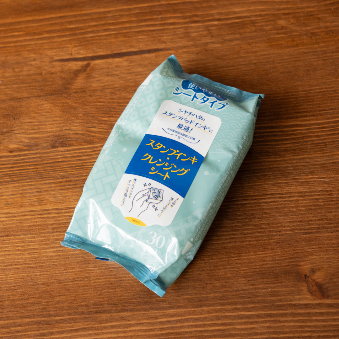 Shachi-iro Cleansing Sheets for Stamp Ink