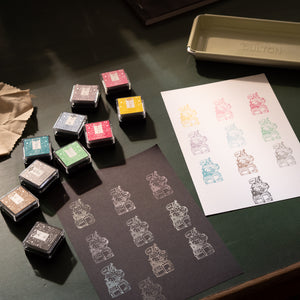 Shachihata Iromoyo Shine MINI Ink Pad - Tokusairo - HAC-S1G-DG