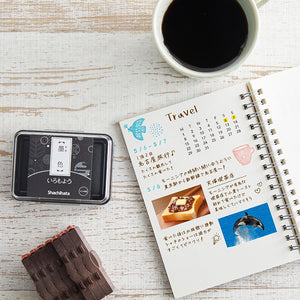Shachihata  Connected Number Stamp Perpetual Calendar