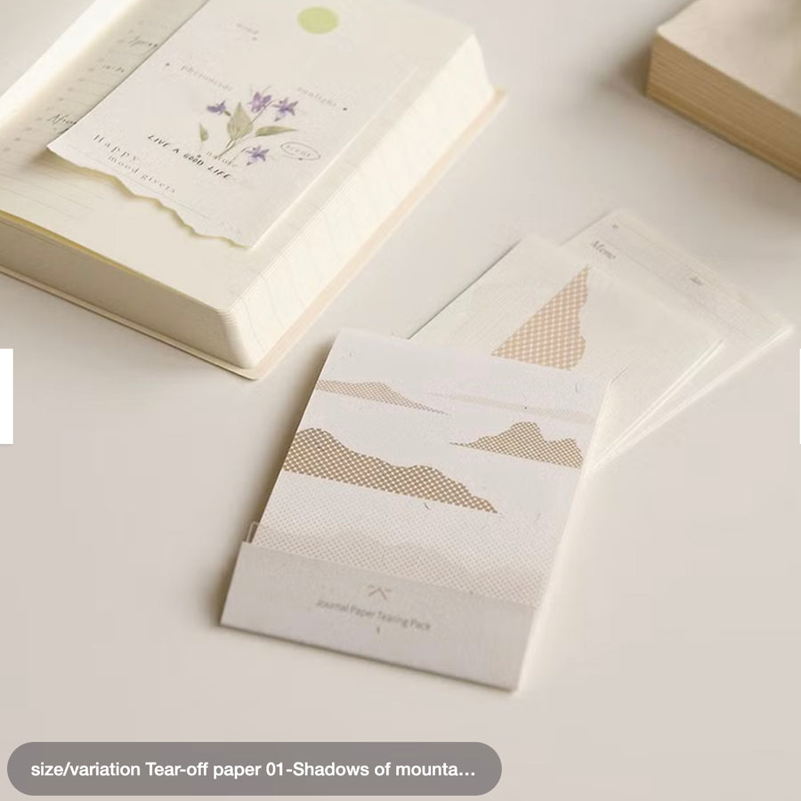 MU Collage Tear Off Paper Pack - Shadows of Mountains and Islands