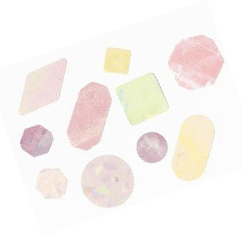 Iroha Quarry Stone Seal Sticker Flakes - Pink Mix