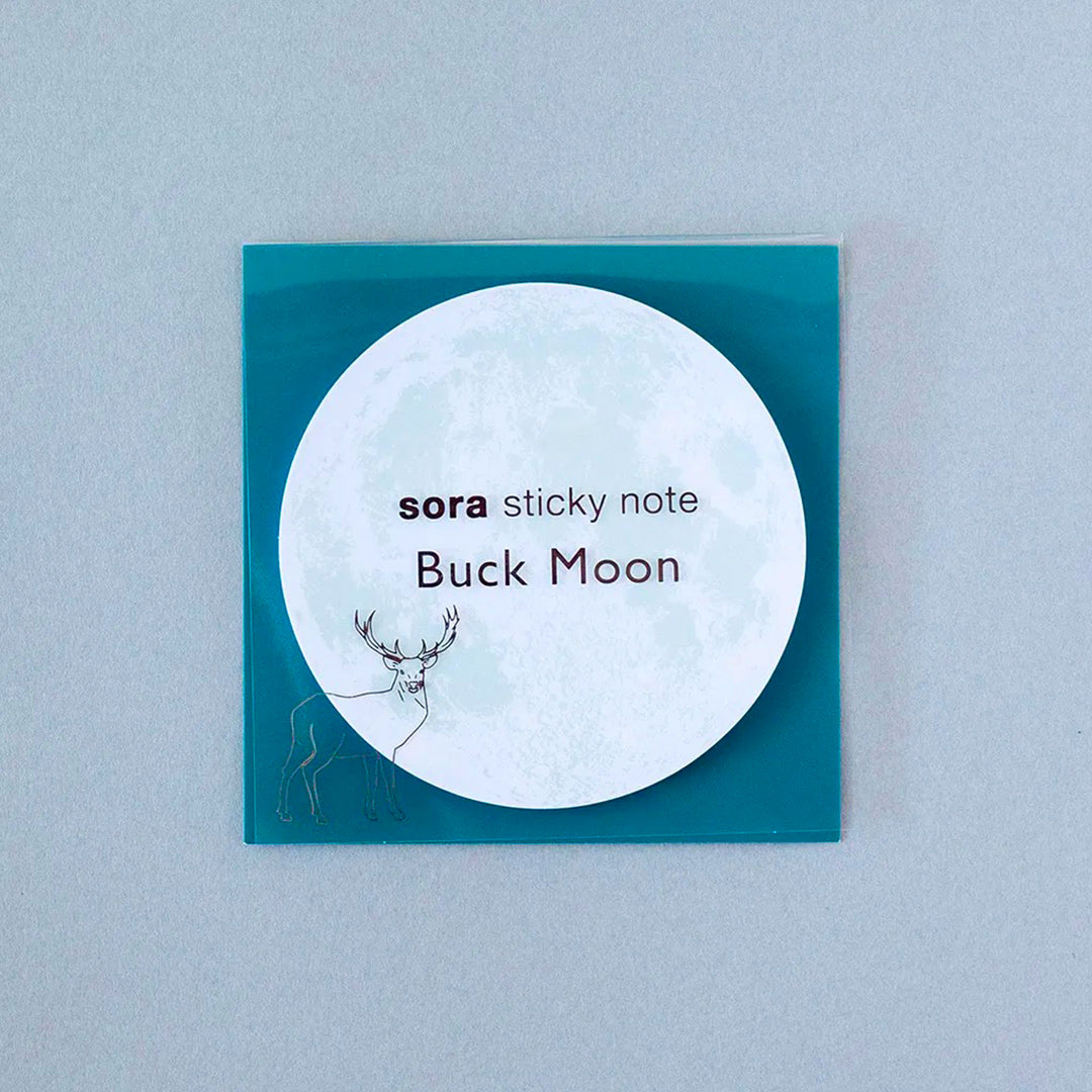 Sora Moon Sticky Notes - Buck Moon