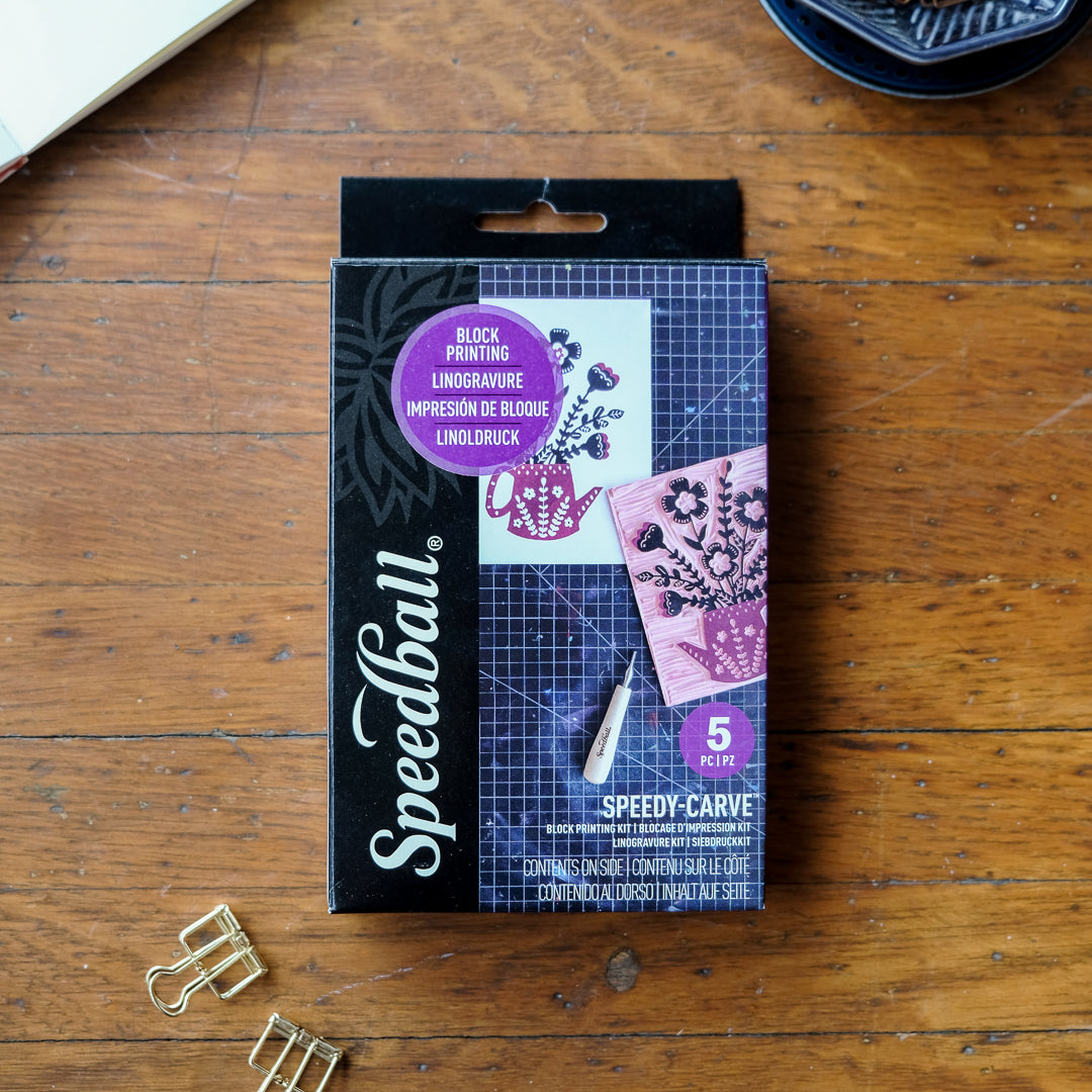 Speedball Speedy-Carve 5pc Block Printing Kit