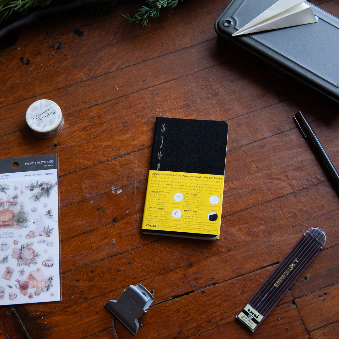 Stalogy 1/2 Year Notebook A6 Slim Grid