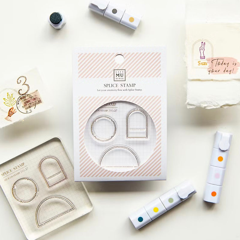 MU Print Icon Stamp Set - 2027 Modern Frames