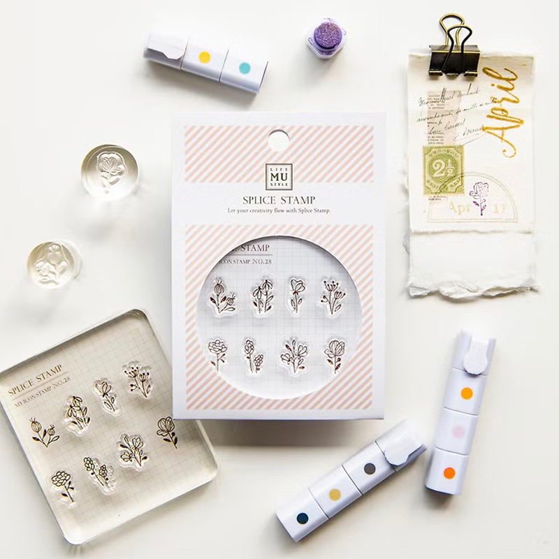 MU Print Icon Stamp Set - 2028 Little Garden