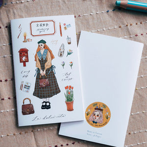 La Dolce Vita 10th Anniversary Notebook - Stationery Girl With Beret