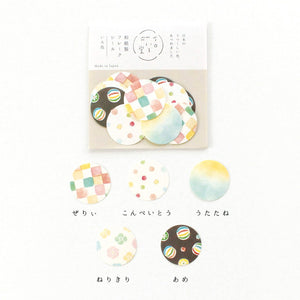 Furukawa Paper Co. Washi flake Seal Sticker Flakes Iroirodo