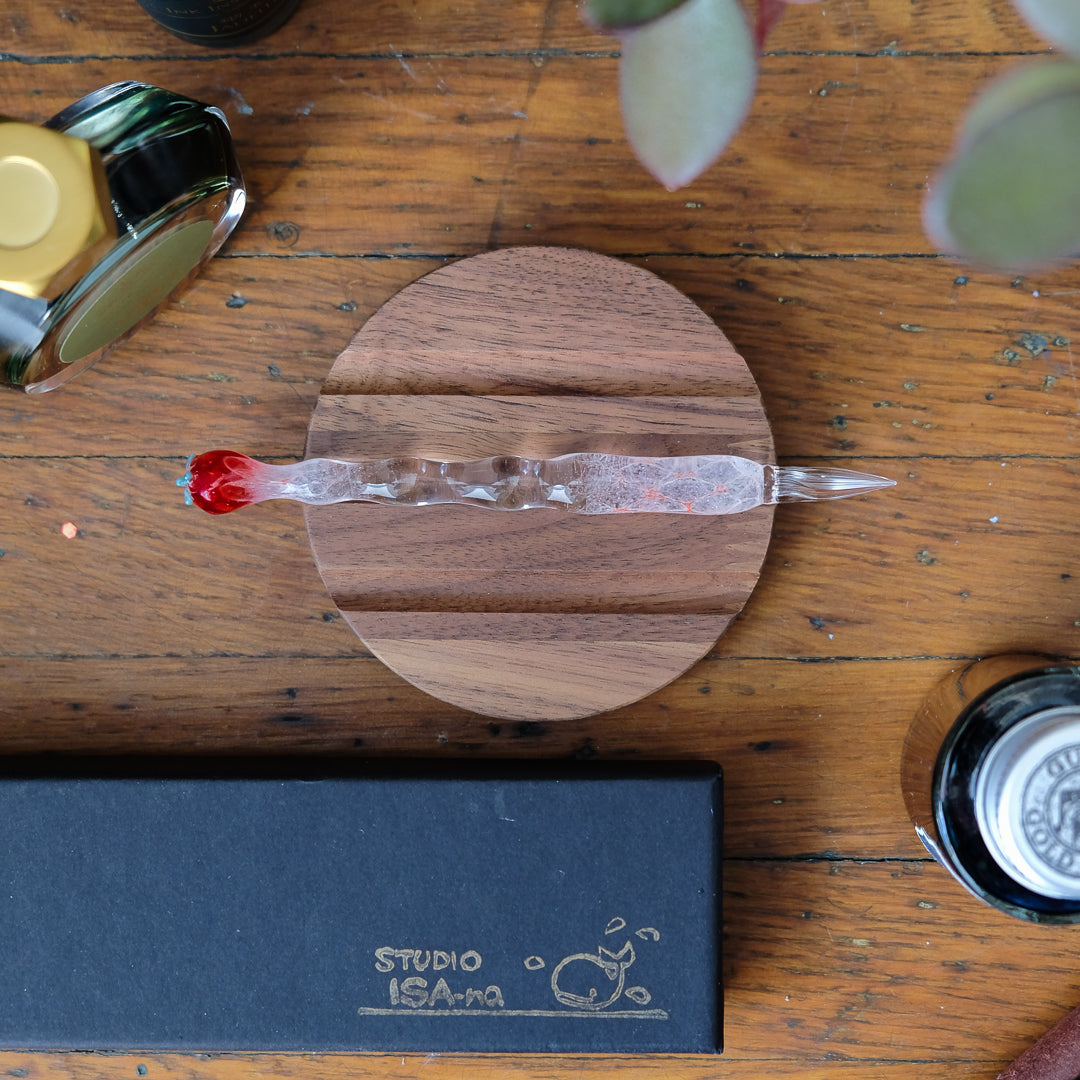 Glass Pen - ISA-NA - Strawberry