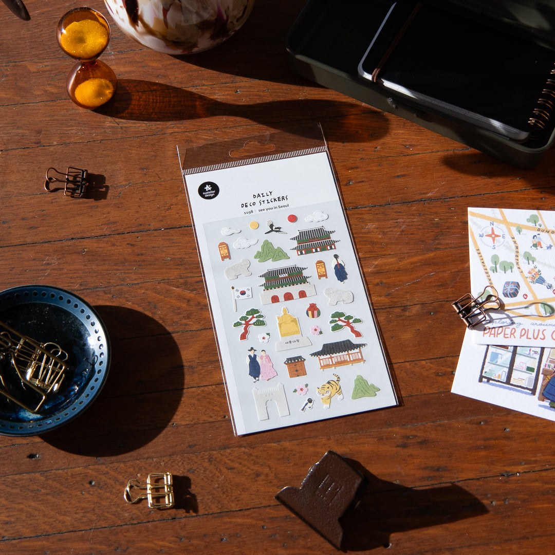 Suatelier Stickers - 1198 See You In Seoul